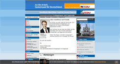 Desktop Screenshot of cdu-schoeppingen.de