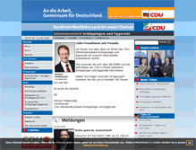 Tablet Screenshot of cdu-schoeppingen.de